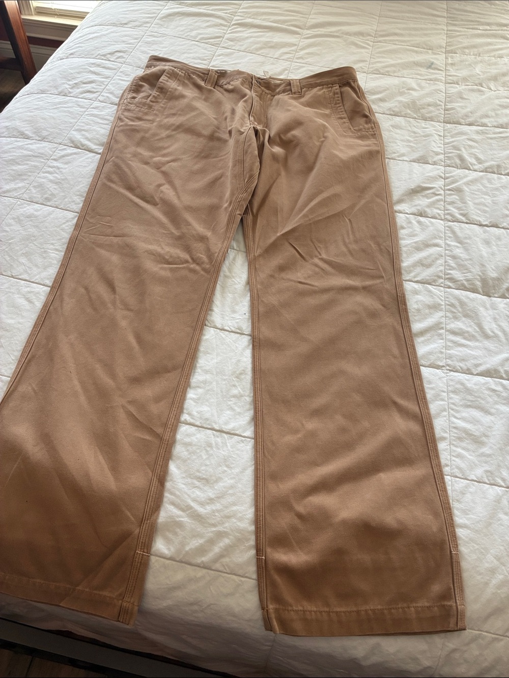 Mountain Khaki Camel Straight-Leg Pants NWOT 40 x 34